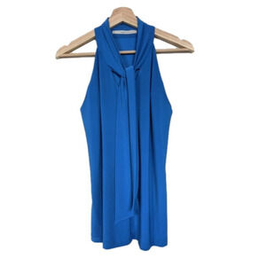 41 Hawthorn‎ Halter Tie Neck Sleeveless Top Size XS Cobalt Blue